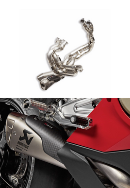 Scarico Completo Akrapovic Ducati Panigale V4 2022-2024 Titanio Racing Originale +6% Potenza