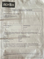 Aprilia RS 457 2024 Tagliando Ufficiale Aprilia